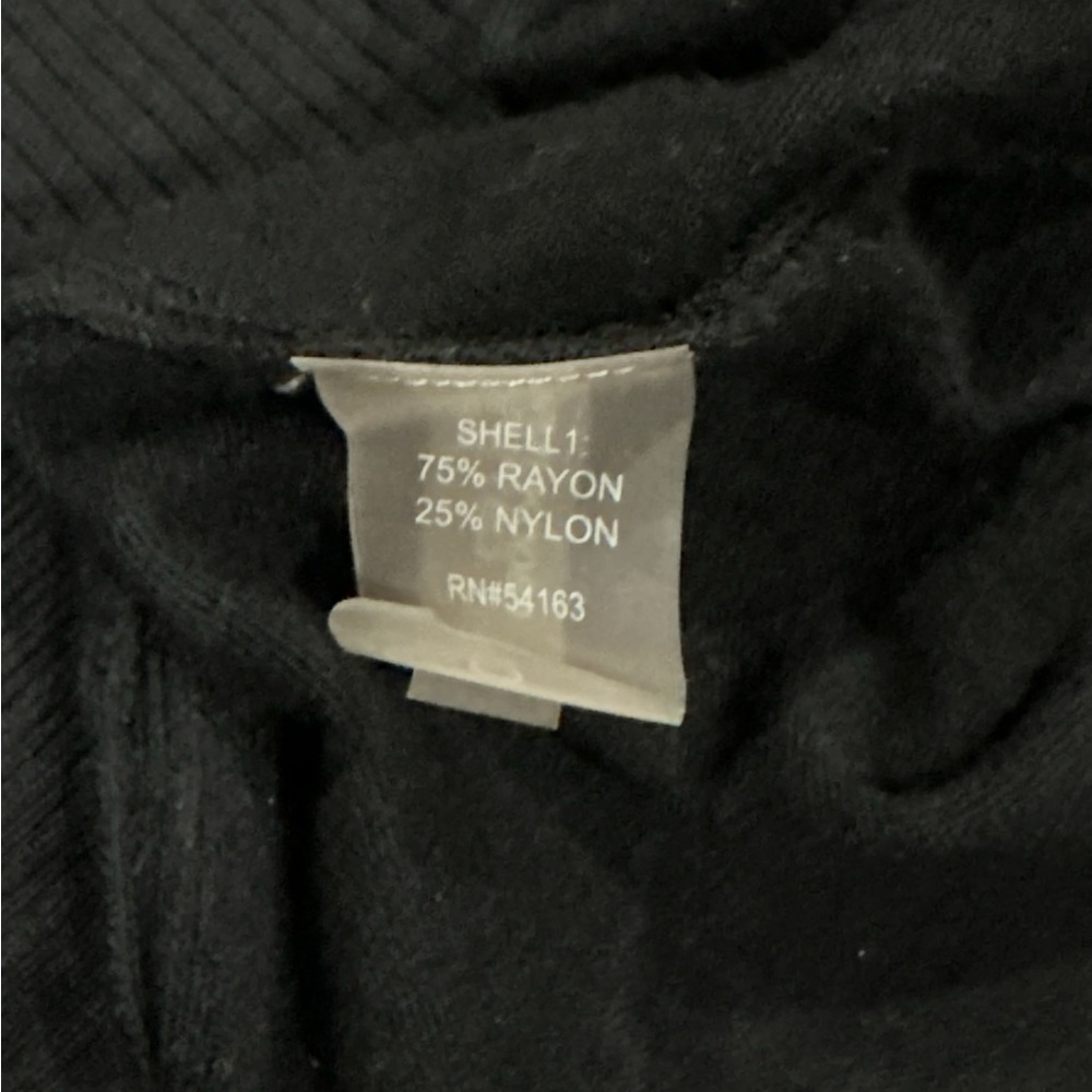 Calvin Klein Women's Black & Rhinestone Cropped Cardigan Size M - Picture 5 of 8